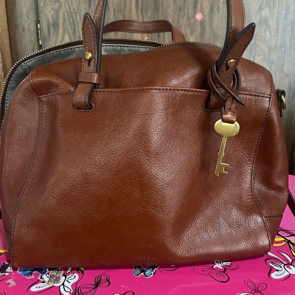 Fossil Brown Sydney Satchel